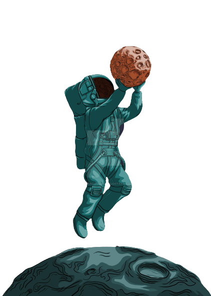 astronout dunking